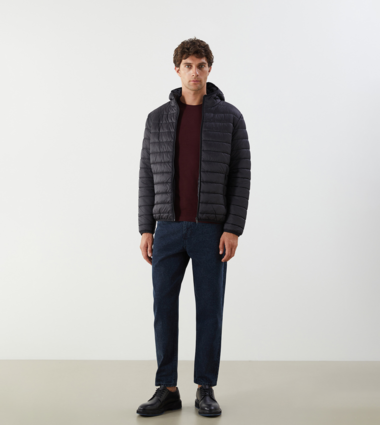 CLASSIC Zip-Through Hooded Puffer Jacket