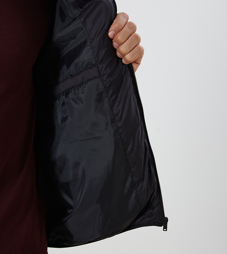 CLASSIC Zip-Through Hooded Puffer Jacket