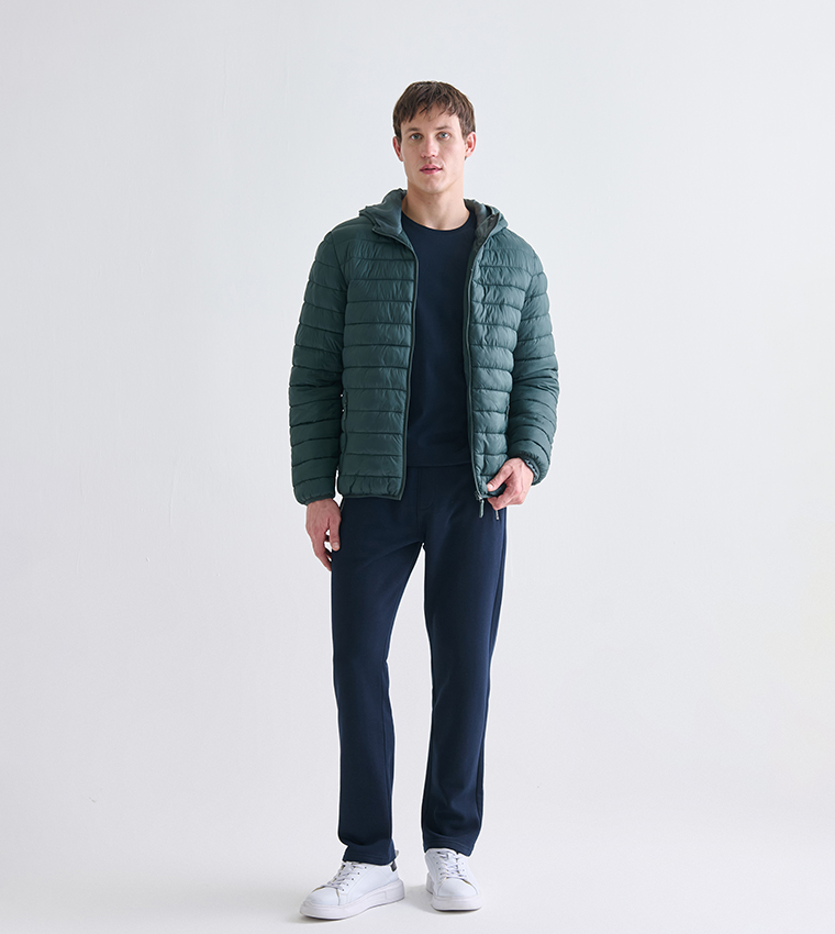 CLASSIC Zip-Through Hooded Puffer Jacket