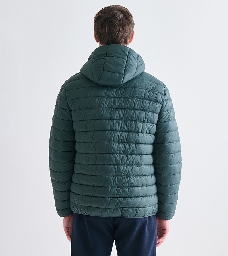 CLASSIC Zip-Through Hooded Puffer Jacket