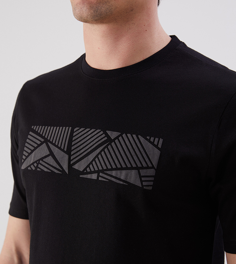 Printed Short Sleeves Casual T-Shirt