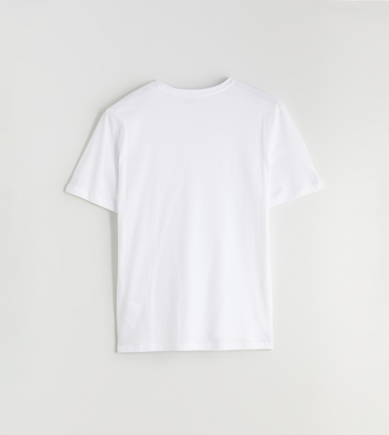 Printed Crew Neck Short Sleeves T-Shirt