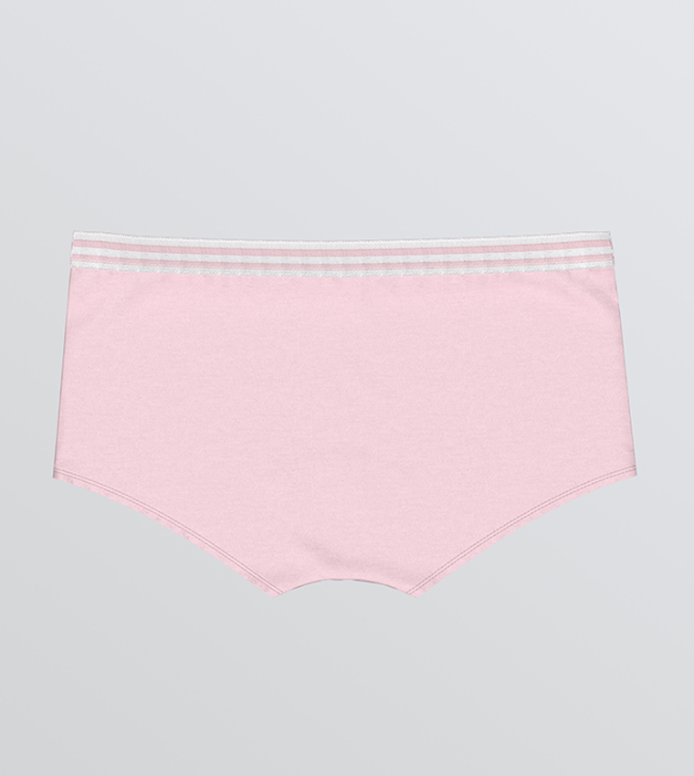 2-Pack Solid Elastic Waist Trunks
