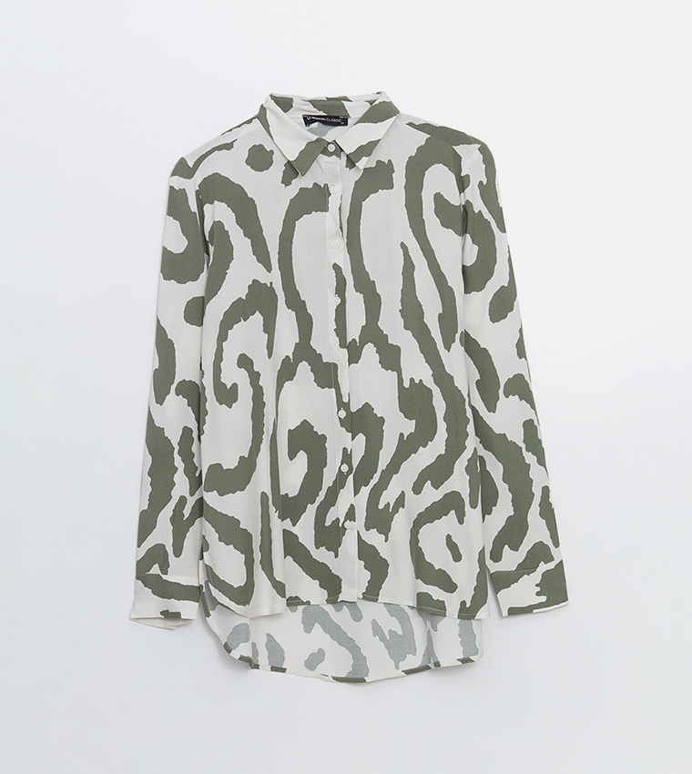 Patterned Long Sleeves Shirt