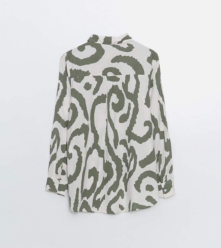 Patterned Long Sleeves Shirt