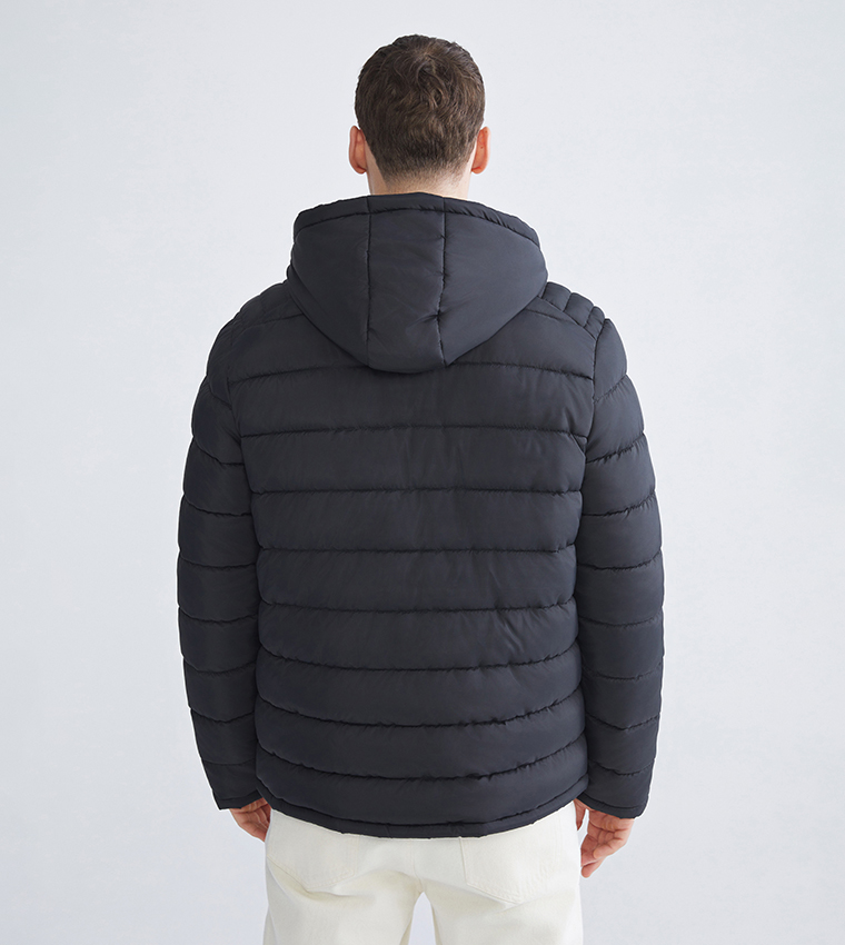 CLASSIC Zip-Through Hooded Puffer Jacket