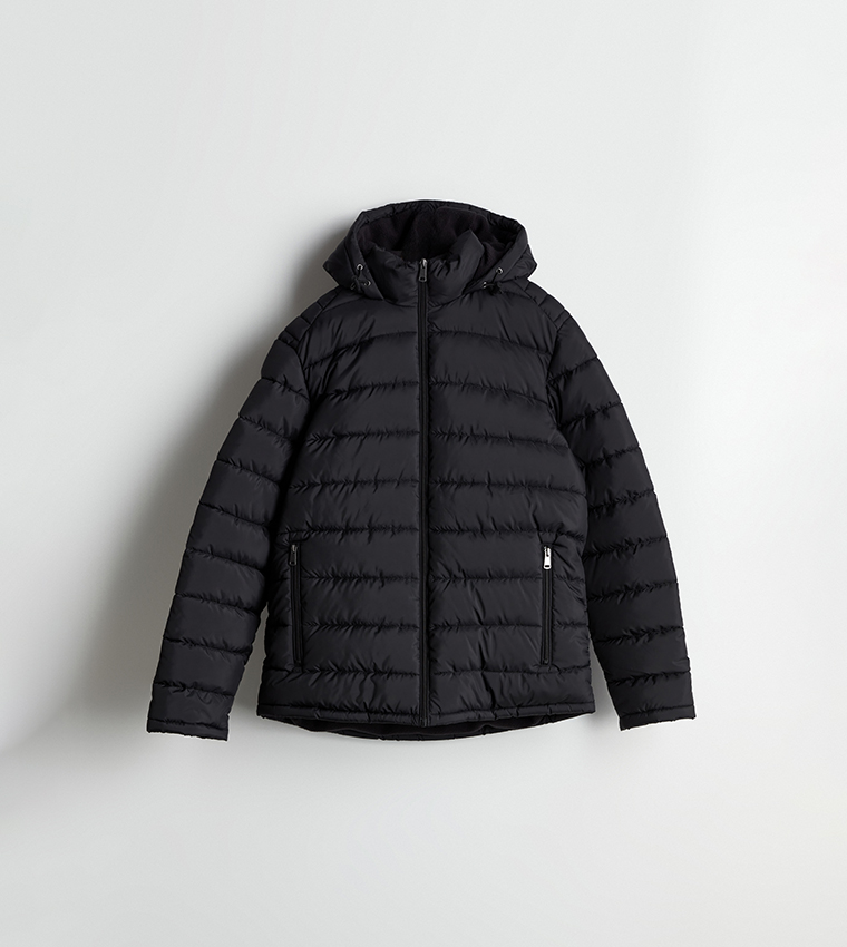 CLASSIC Zip-Through Hooded Puffer Jacket