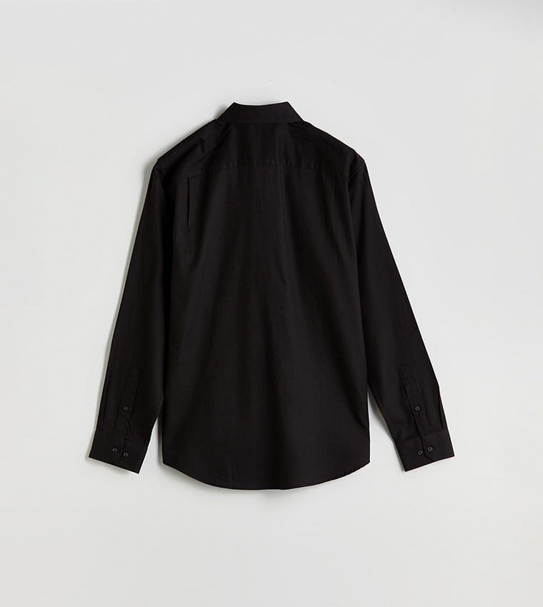 Solid Long Sleeves Casual Shirt