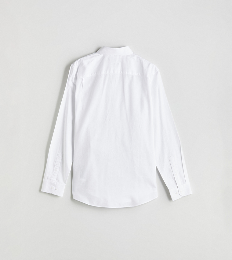 Solid Long Sleeves Casual Shirt