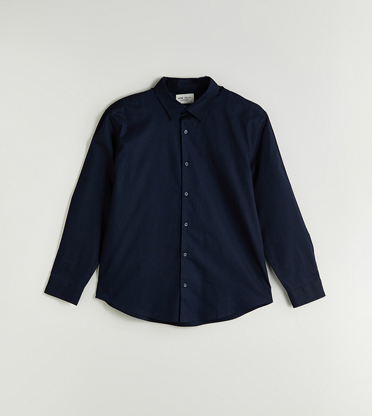 Solid Long Sleeves Casual Shirt