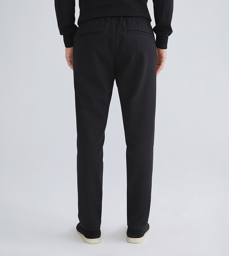 بنطال ضيق بخصر متوسط 