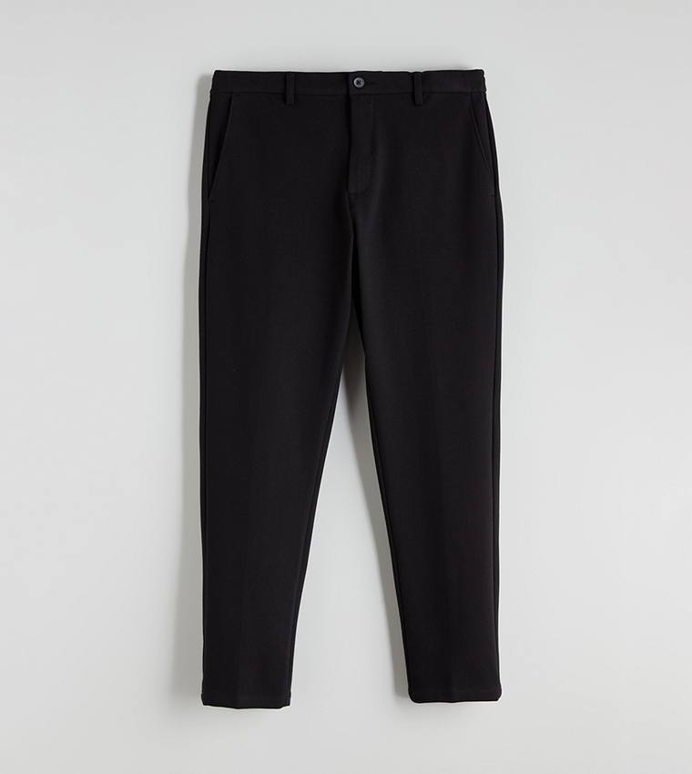 بنطال ضيق بخصر متوسط 