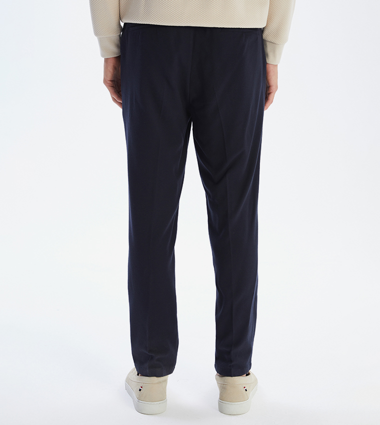 Drawstring Waist Slim Fit Pants