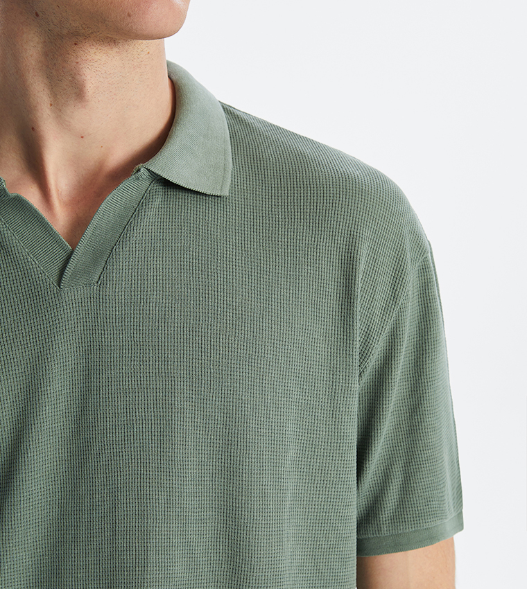 Solid Short Sleeves Polo T-Shirt