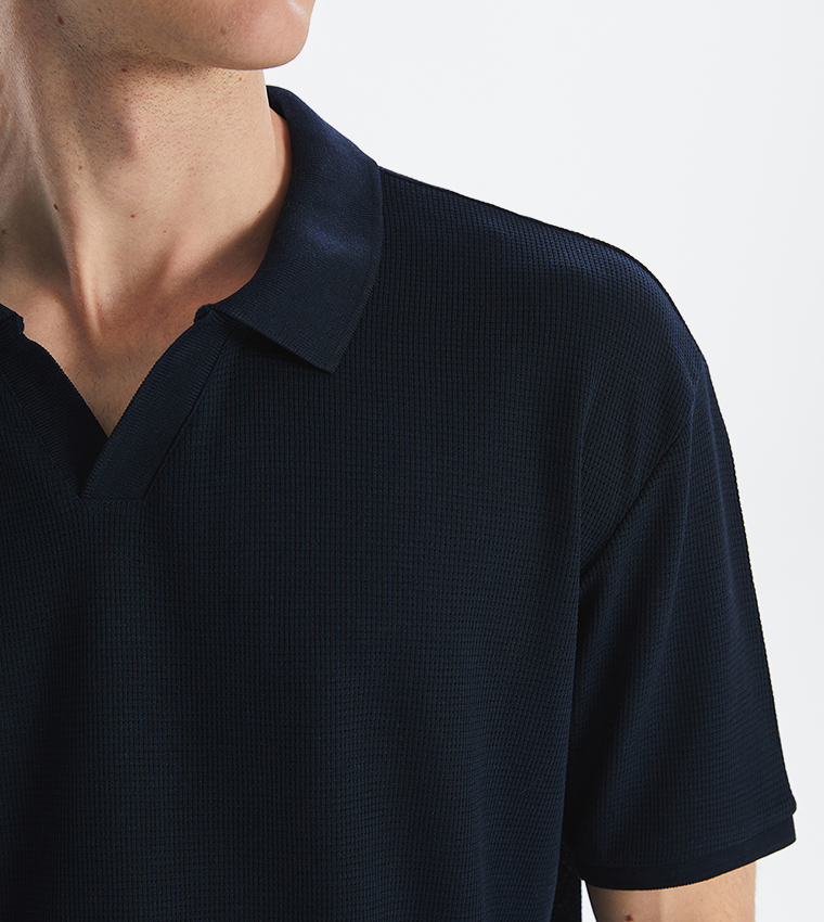 Solid Short Sleeves Polo T-Shirt