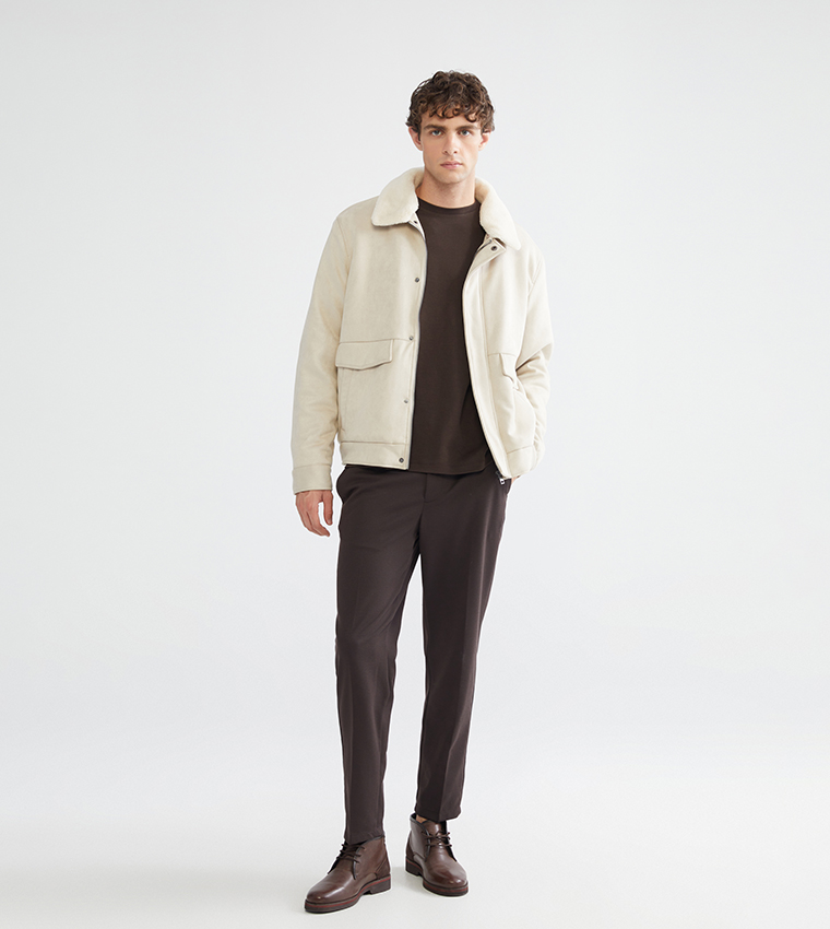 SOUTHBLUE Standard Fit Collared Coat