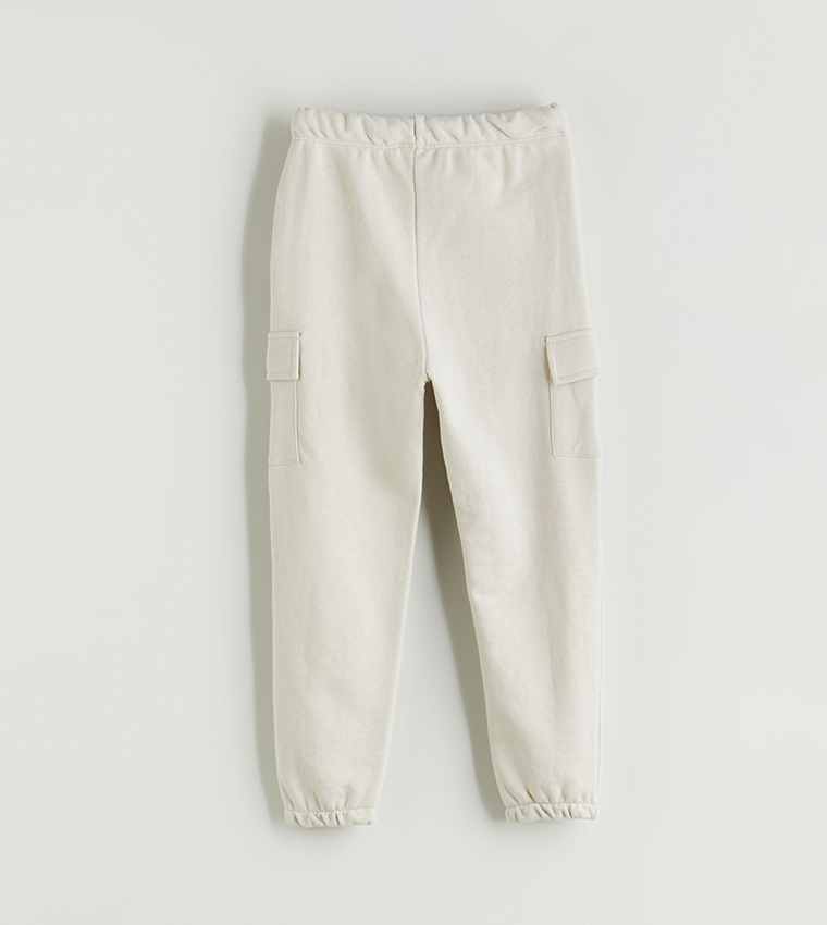 Appliqued Drawstring Waist Joggers