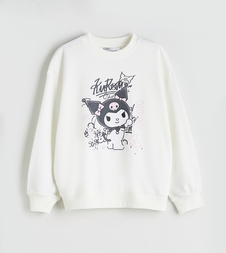 Kuromi Printed Crew Neck Sweatshirt