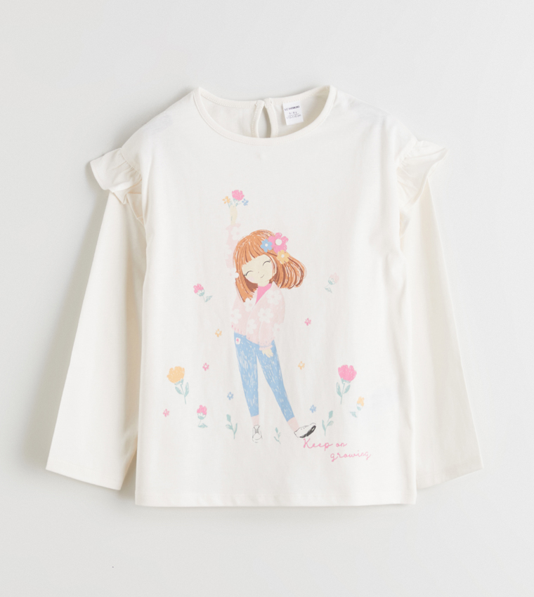 Pack of 2 Printed Long Sleeves T-Shirts