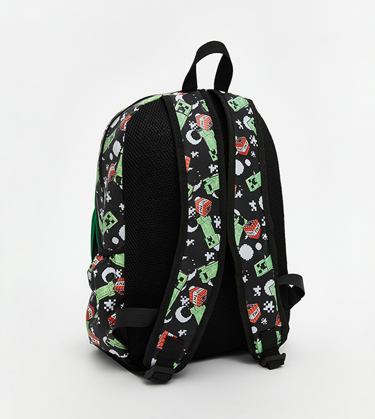 Minecraft Printed Front Pocket Backpack
