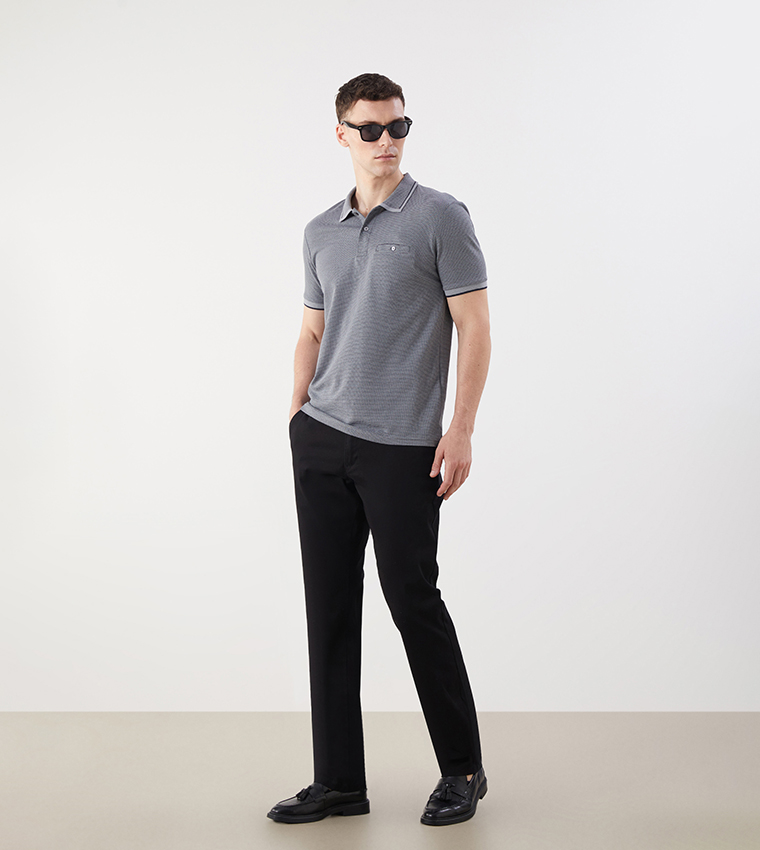 Solid Slim Fit Chino Pants