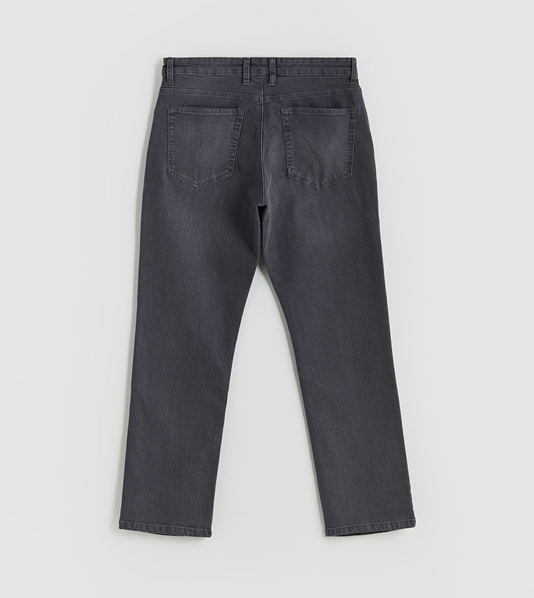 Washed Mid Rise Slim Fit Jeans