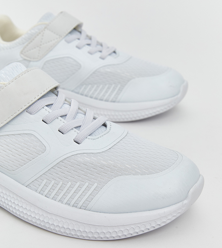 Buy LC Waikiki Mesh Detail Velcro Closure Sneakers In White