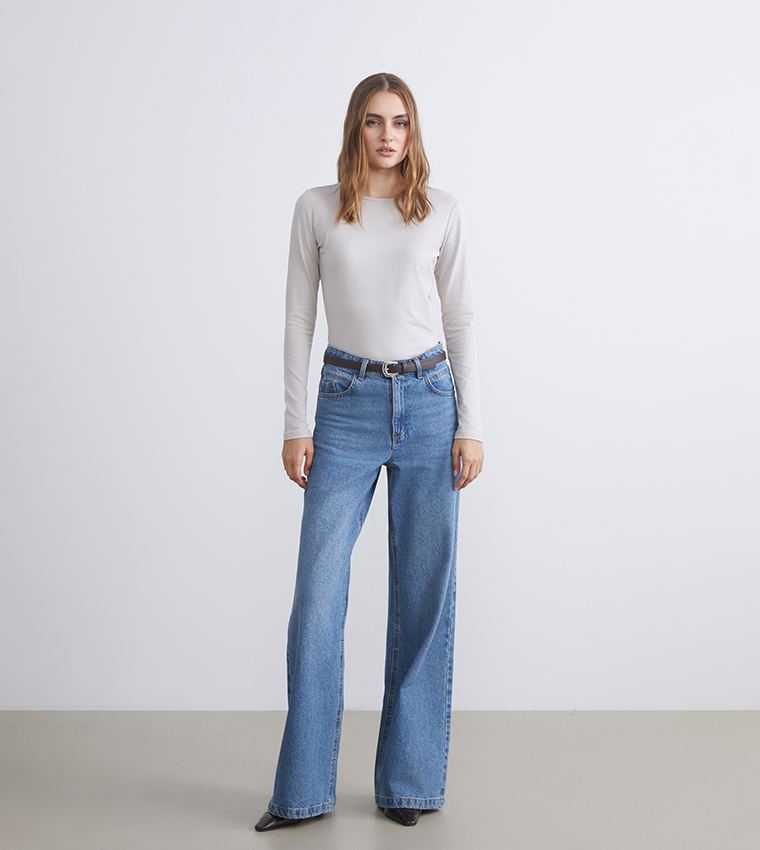 Solid Long Sleeves Casual T-Shirt