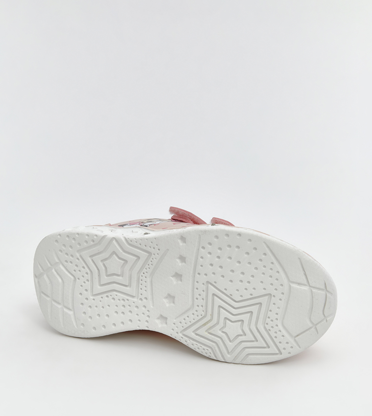 Minnie Mouse Printed Velcro Closure Sneakers