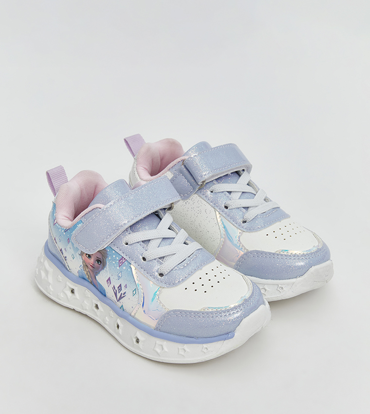 Buy LC Waikiki Frozen Printed Velcro Closure Sneakers In Blue