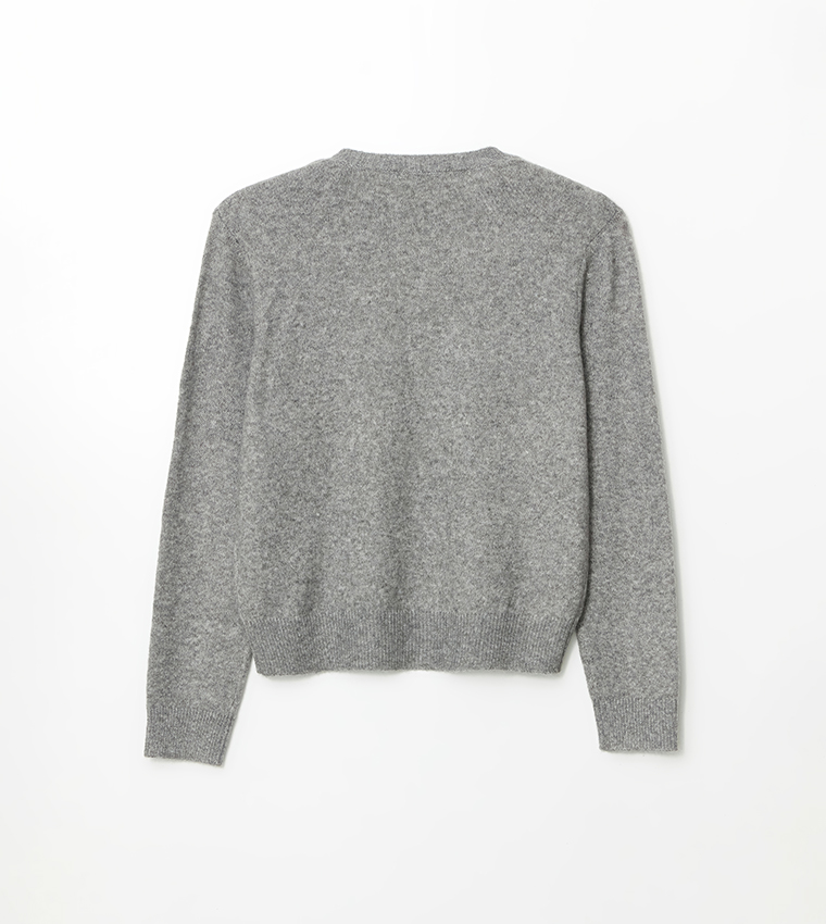 Solid Crew Neck Sweater
