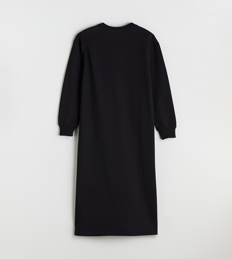 فستان ميدي جيرسي كم طويل 