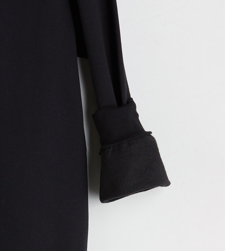 فستان ميدي جيرسي كم طويل 