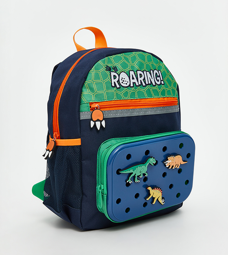 Appliqued Front Pocket Backpack