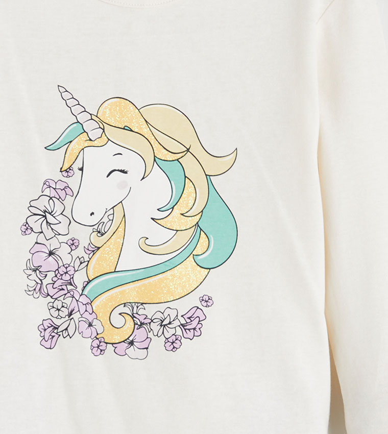 Printed Long Sleeves T-Shirt