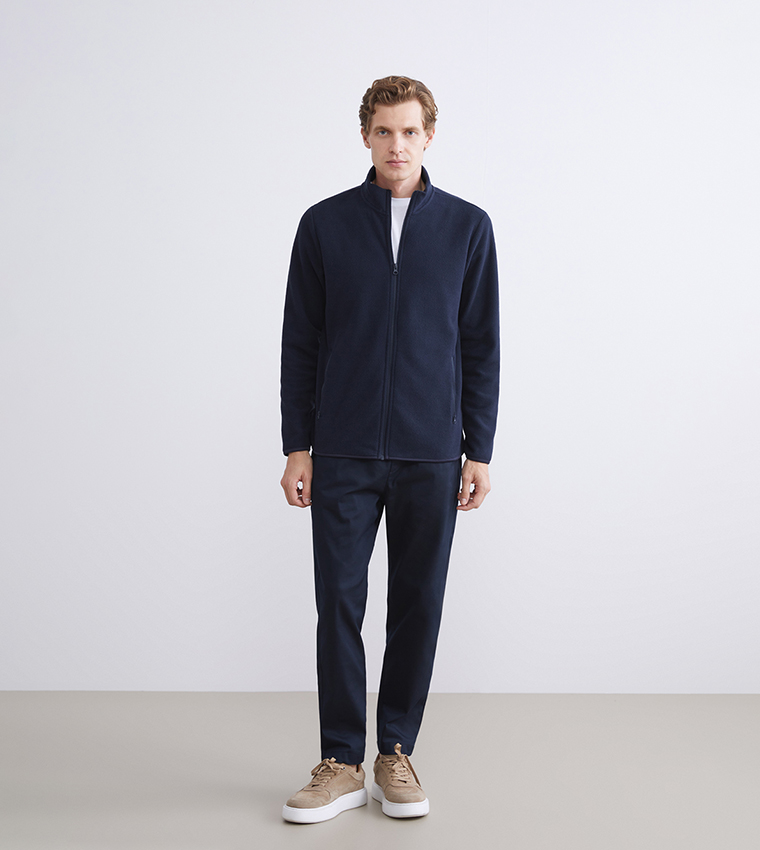 CLASSIC Solid Zip-Through Polar Jacket