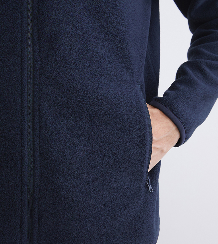 CLASSIC Solid Zip-Through Polar Jacket