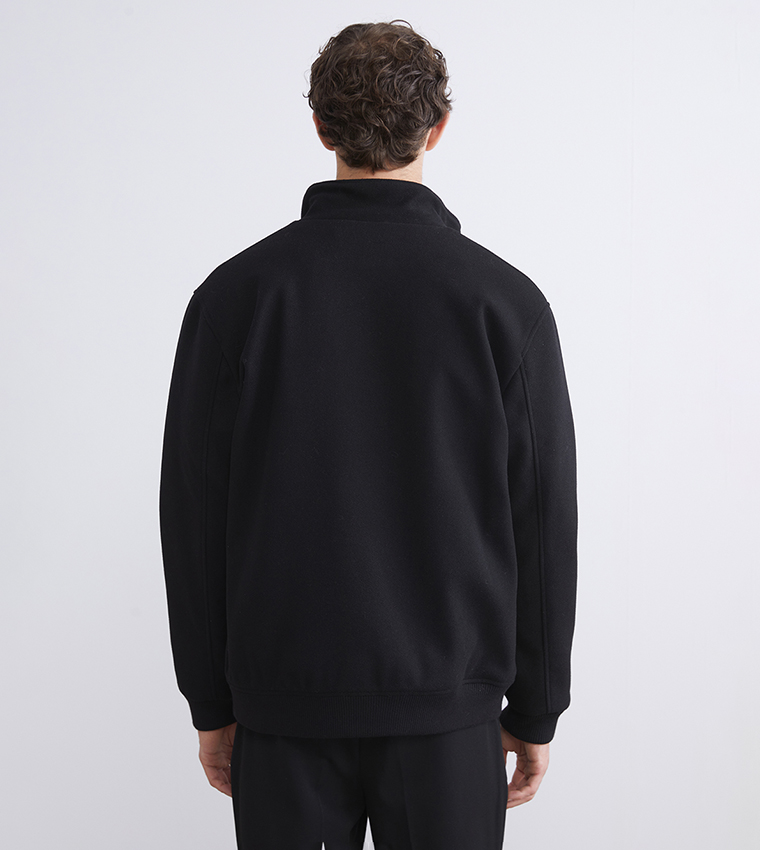 SOUTHBLUE Solid Standard Fit Long Sleeves Coat