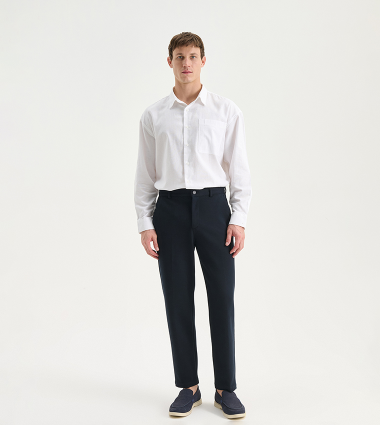 Solid Long Sleeves Formal Shirt