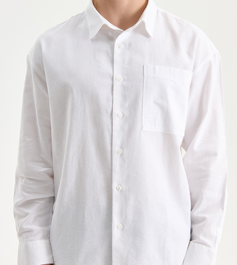 Solid Long Sleeves Formal Shirt