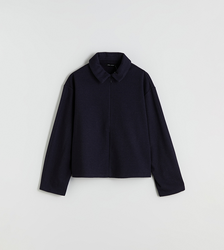 Collared Zip-Through Cachet Jacket