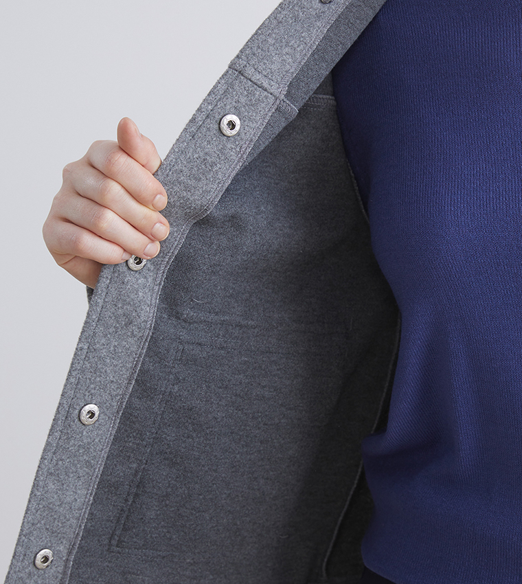 Washed Long Sleeves Cachet Jacket
