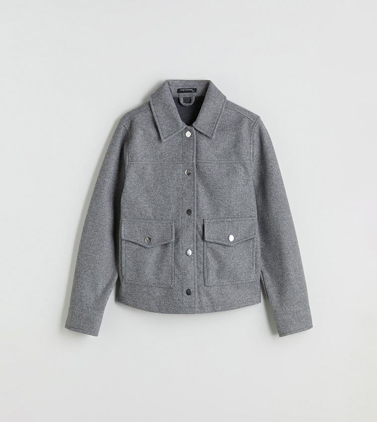 Washed Long Sleeves Cachet Jacket
