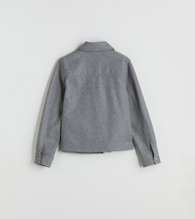 Washed Long Sleeves Cachet Jacket