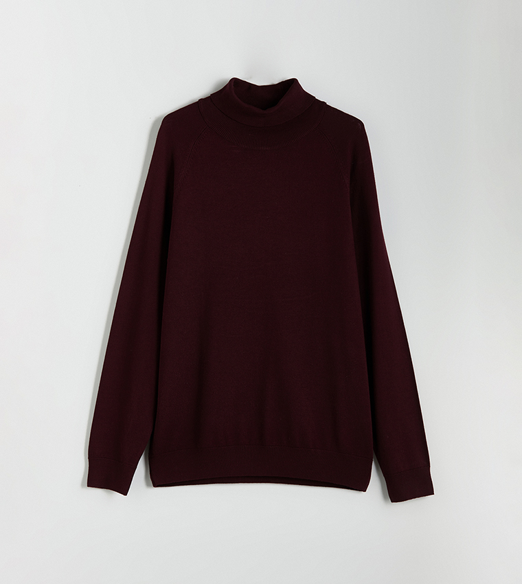 سويتر بقبة سلحفاة 