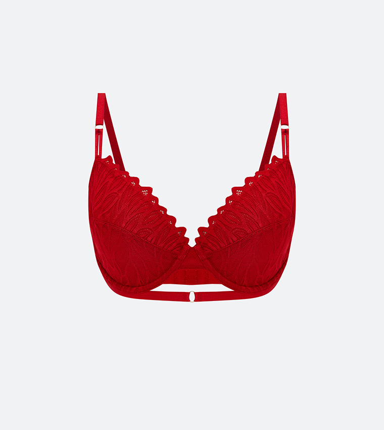 Lace Detail Strapless Bra
