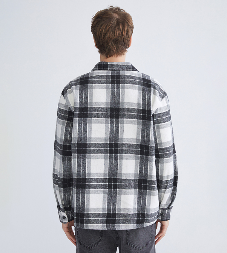 Plaid Regular Fit Long Sleeves Shirt