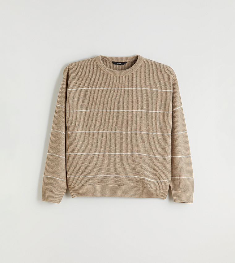 Striped Crew Neck Sweater