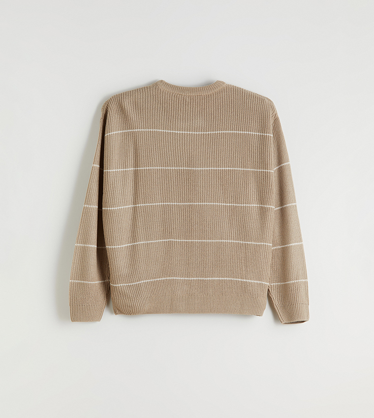 Striped Crew Neck Sweater