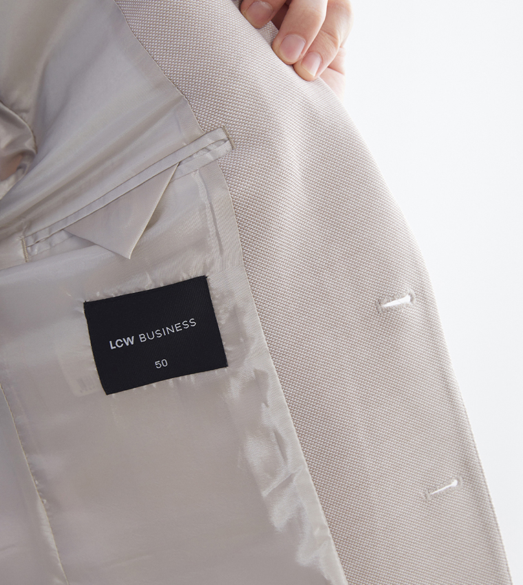 Solid Long Sleeves Slim Fit Blazer